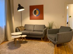 stay4business | Wohnen auf Zeit | voll moeblierte Wohnung in Mannheim | Wohnzimmer