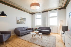 stay4business | Wohnen auf Zeit | voll moeblierte Wohnung in Mannheim | Wohnzimmer