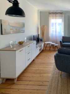 stay4business | Wohnen auf Zeit | voll moeblierte Wohnung in Mannheim | Wohnzimmer 2